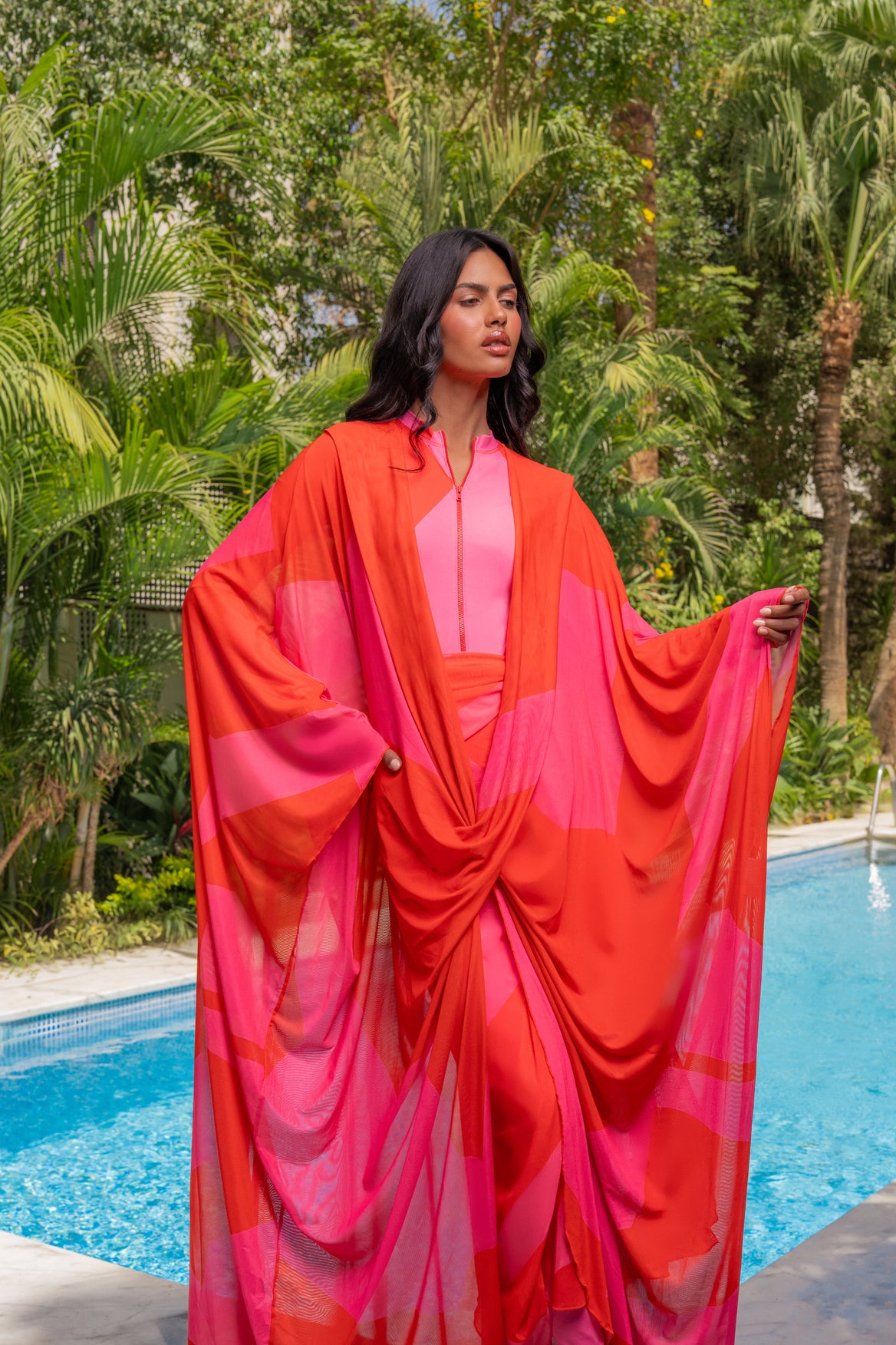 Cherry Blaze II Kaftan