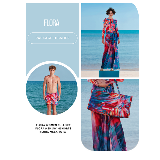 Flora His & Hers Package With Tote Bag