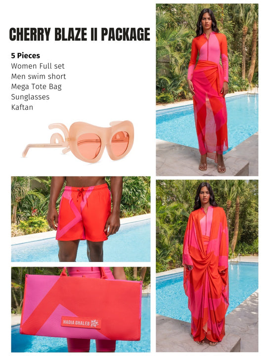 Cherry Blaze II His & Hers Package 5 Pieces