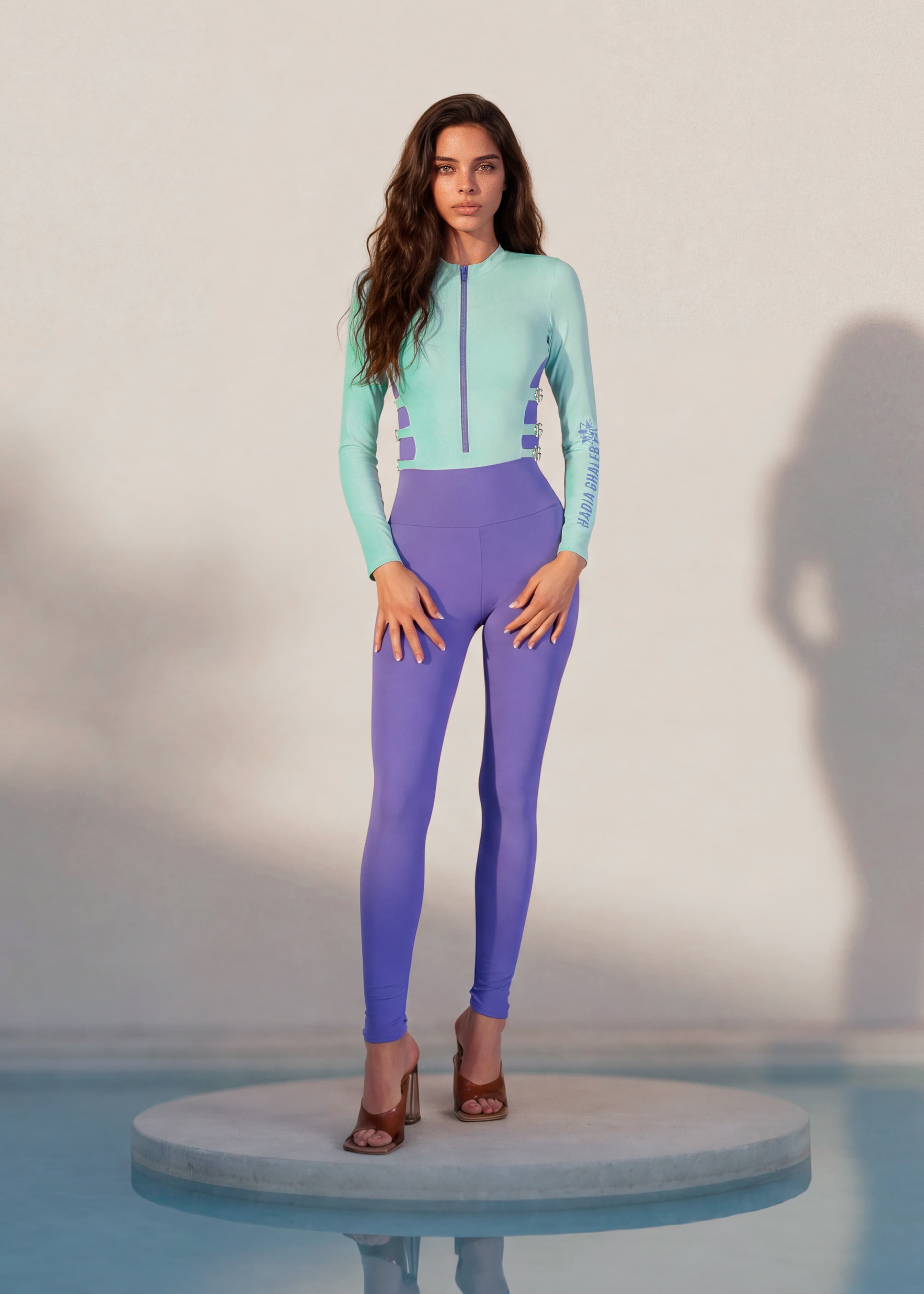 Belted Lilac Burkini