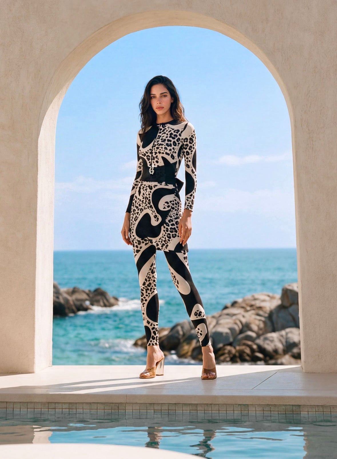 Wrap Leo Gris Burkini
