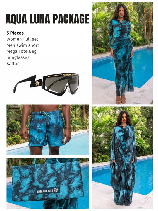 AQUA LUNA  His & Her Package 5 pieces