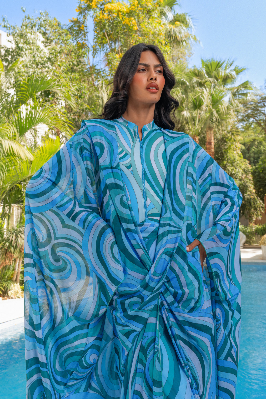 Onda Blu Kaftan