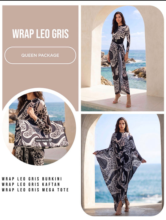 Wrap Leo Gris Queen Package 3 Pieces