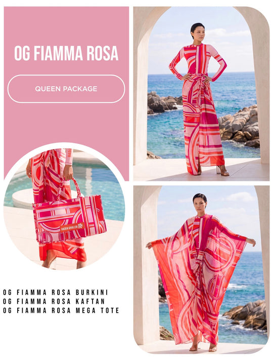 OG Fiamma Rosa Queen Package 3 Pieces