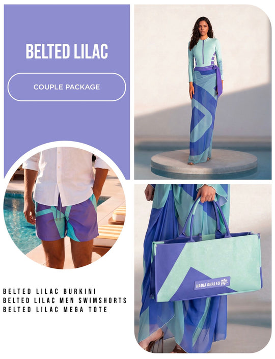Belted Lilac Couple Package 3 Pieces