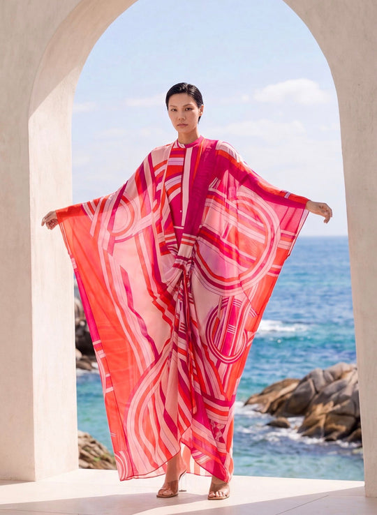 Fiamma Rosa Kaftan