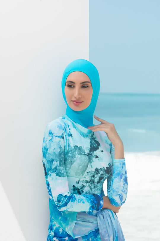 Turqoise Head Cover